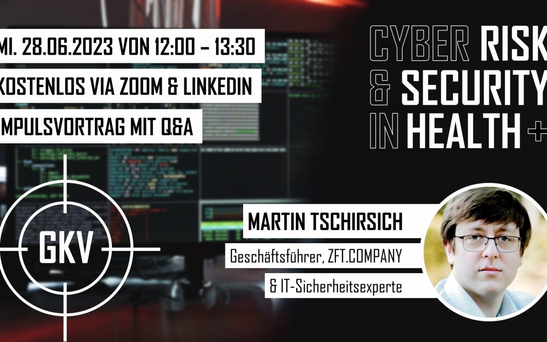 CYBER RISK & SECURITY IN HEALTH
